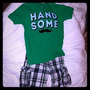 Mustashe Handsome Tshirt with Shorts